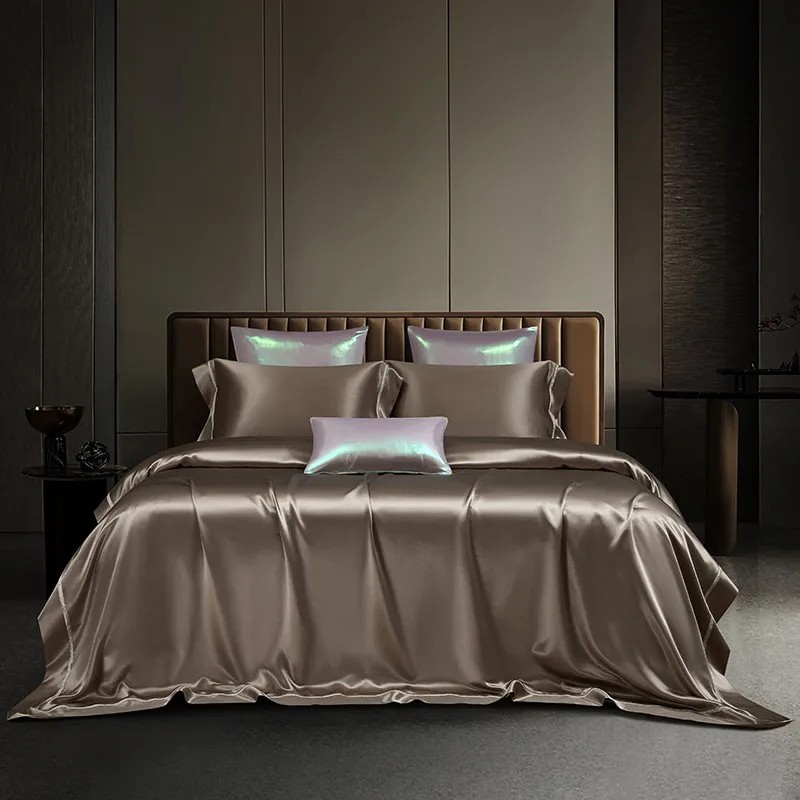 Mulberry Silk Premium 4 ชิ้นชุ - Duvet Cover Sets With Zipper บทวิจารณ์และราคา