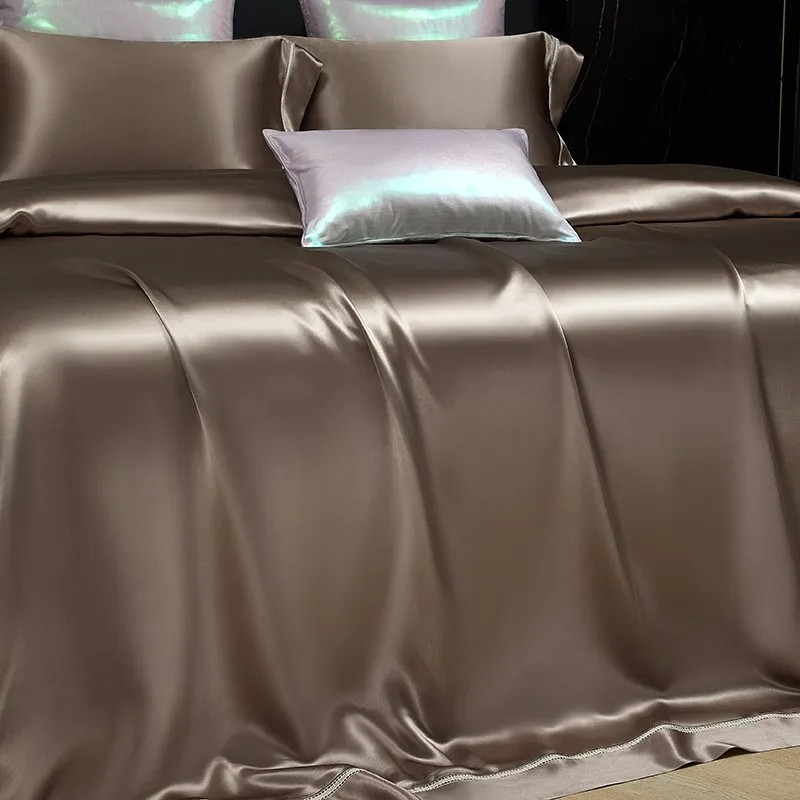 Mulberry Silk Premium 4 ชิ้นชุ - Duvet Cover Sets With Zipper บทวิจารณ์และราคา