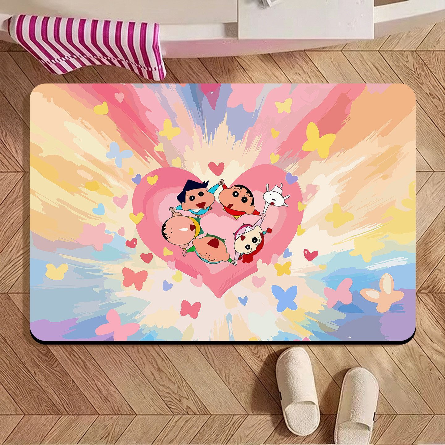 พรมเช็ดเท้าลายการ์ตูนเครยอนชิน - Quick Dry Diatomite Bath Mat บทวิจารณ์และราคา