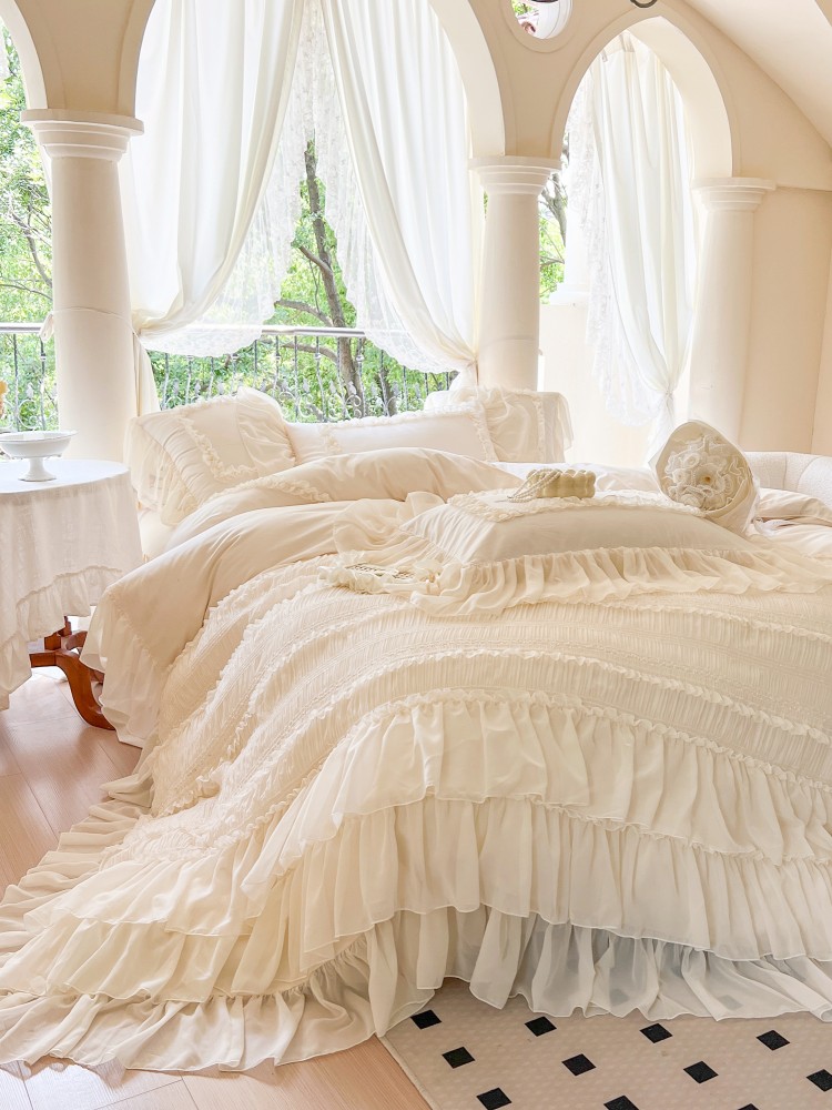 ชุดเครื่องนอนผ้าฝ้าย 100% สไตล - Aesthetic Floral Duvet Cover บทวิจารณ์และราคา