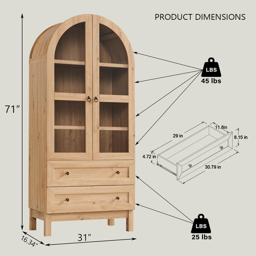 ตู้เก็บของในครัวทรงโค้งสูง 71  - Kitchen บทวิจารณ์และราคา