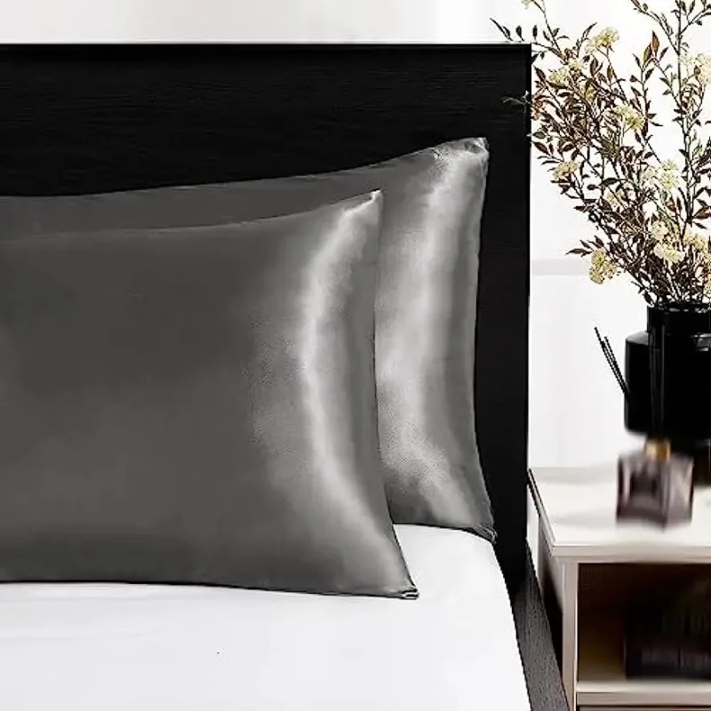 ปลอกหมอนผ้าซาตินซิลค์สำหรับผมแ - Satin Silk Pillowcase Hair Skin บทวิจารณ์และราคา