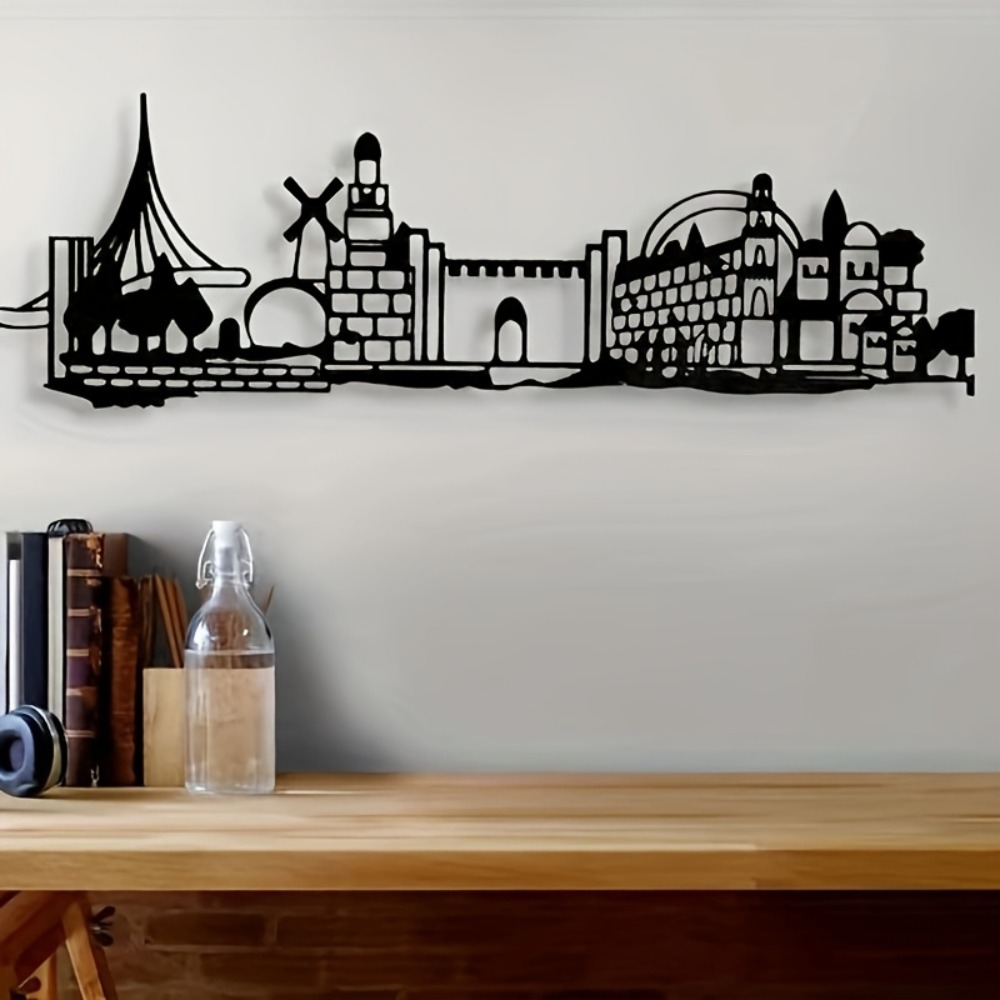 CIFBUY งานศิลปะติดผนังโลหะ ลาย - Home Decor บทวิจารณ์และราคา