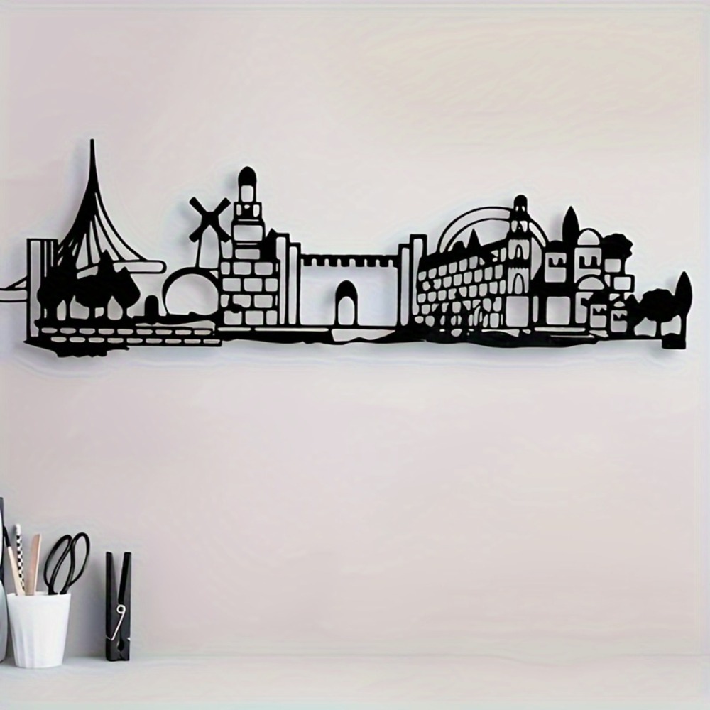 CIFBUY งานศิลปะติดผนังโลหะ ลาย - Home Decor บทวิจารณ์และราคา