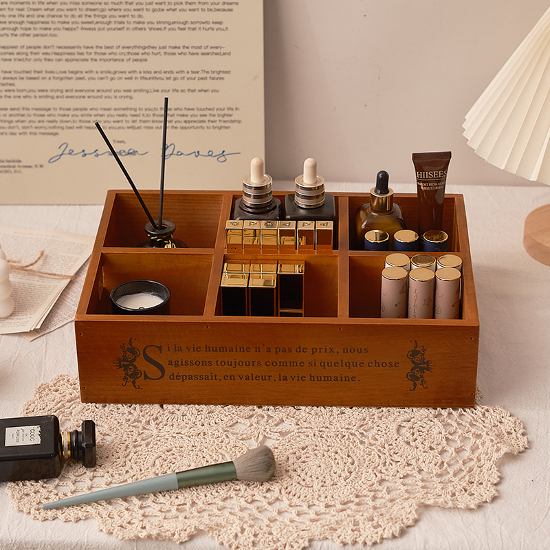กล่องเก็บของไม้สไตล์ Zakka แบบ - Storage & Organization บทวิจารณ์และราคา