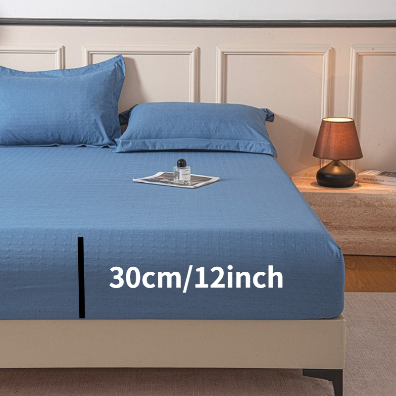 ผ้าปูที่นอนไมโครไฟเบอร์แบบนูนล - Fitted Bed Sheets Deep Pocket บทวิจารณ์และราคา