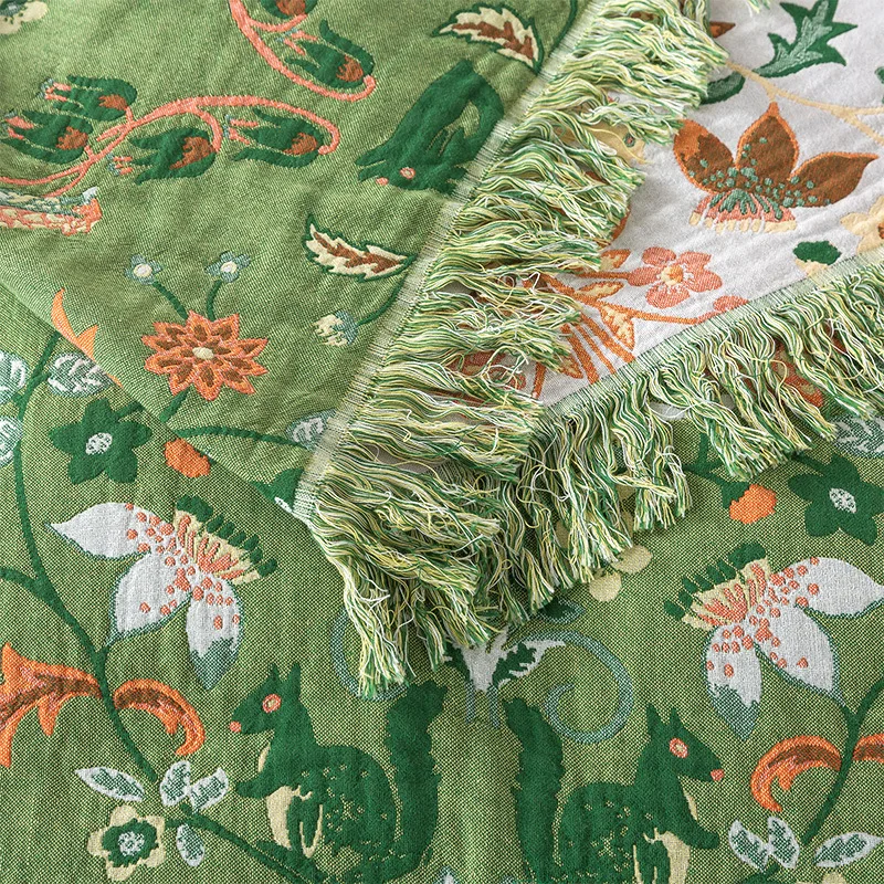 ผ้าห่มผ้าฝ้ายแท้ ผ้ามัสลินทอพร - Muslin Cotton Bedspread บทวิจารณ์และราคา