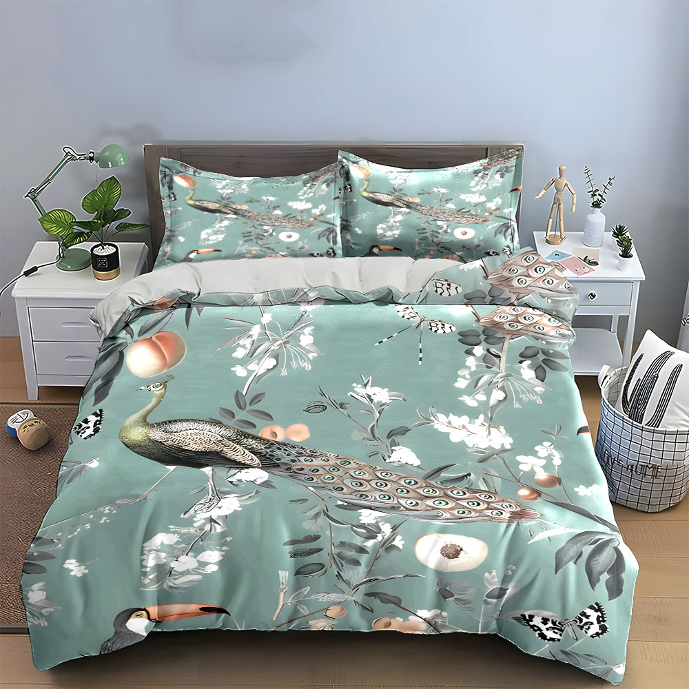 ชุดเครื่องนอนลายดอกไม้ 3 ชิ้น  - Aesthetic Floral Duvet Cover บทวิจารณ์และราคา