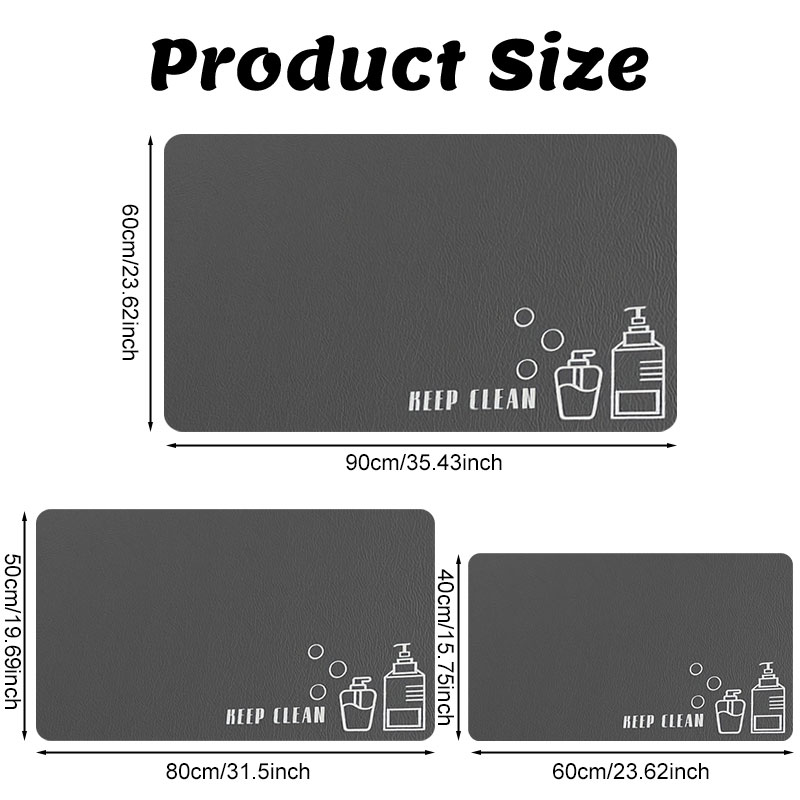 แผ่นรองอาบน้ำไดอะตอมไมต์ ดูดซั - Quick Dry Diatomite Bath Mat บทวิจารณ์และราคา