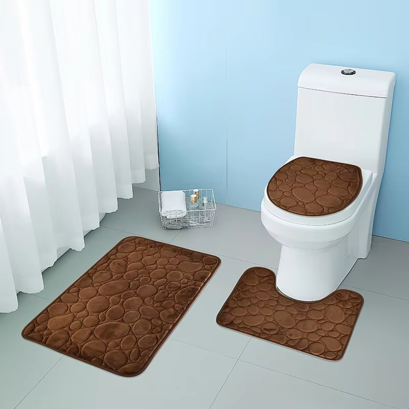 3 ชิ้น/เซ็ตเสื่ออาบน้ํา Nonsli - Quick Dry Diatomite Bath Mat บทวิจารณ์และราคา