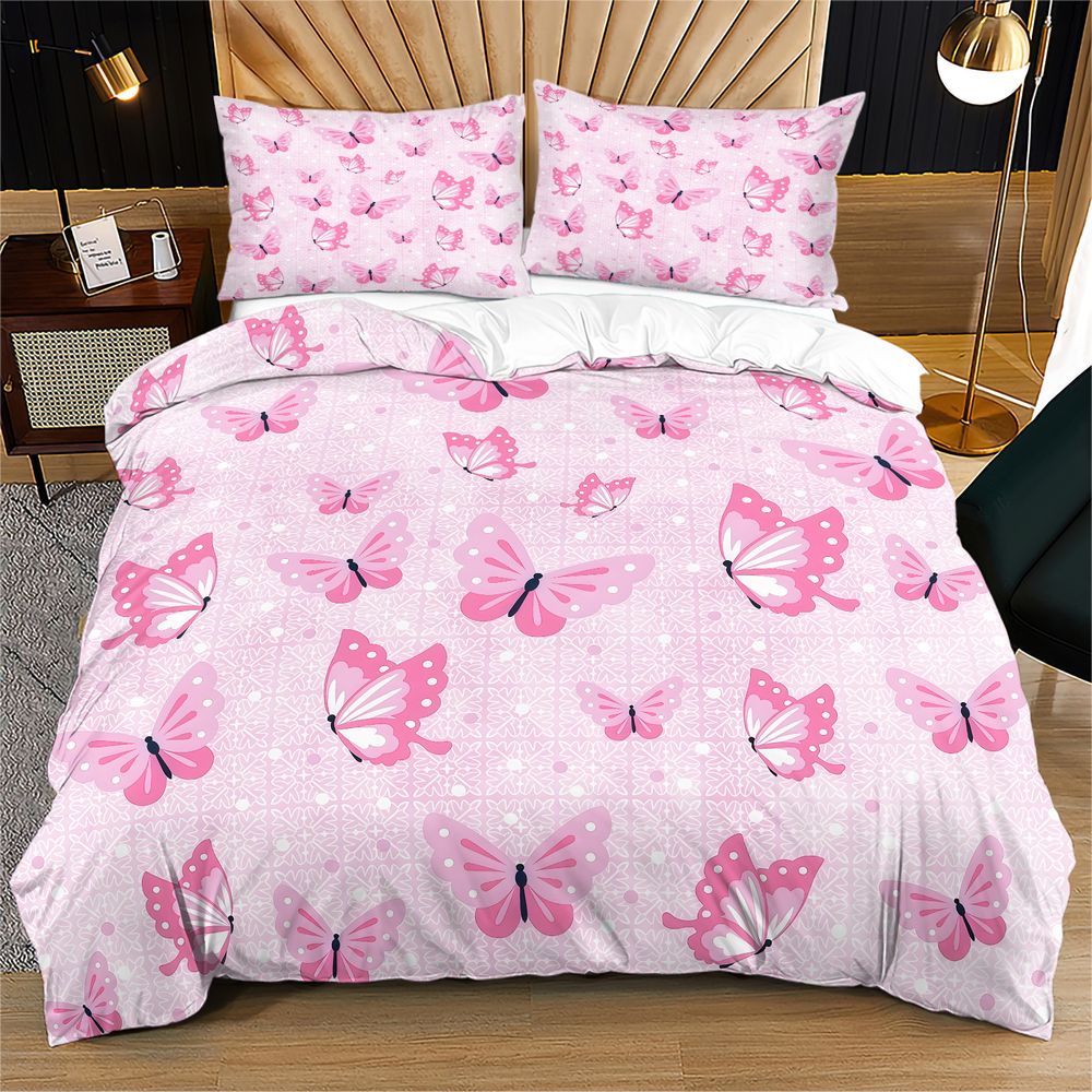 ชุดผ้าห่มลายผีเสื้อ ชุดเครื่อง - Aesthetic Floral Duvet Cover บทวิจารณ์และราคา