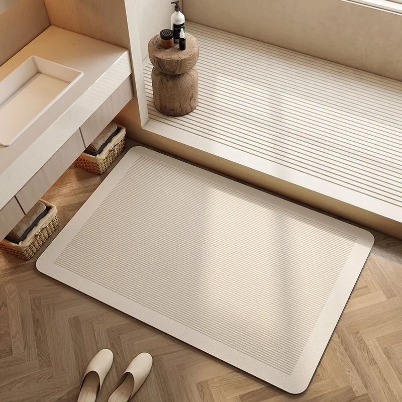 แผ่นรองพื้นห้องน้ำไดอะตอมไมต์  - Quick Dry Diatomite Bath Mat บทวิจารณ์และราคา