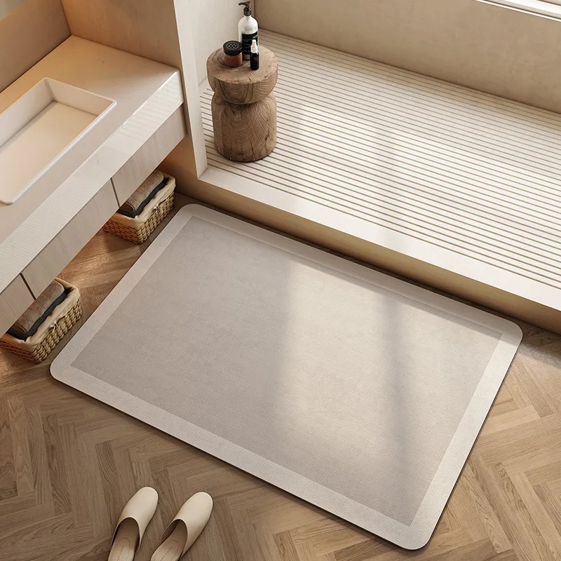 แผ่นรองพื้นห้องน้ำไดอะตอมไมต์  - Quick Dry Diatomite Bath Mat บทวิจารณ์และราคา