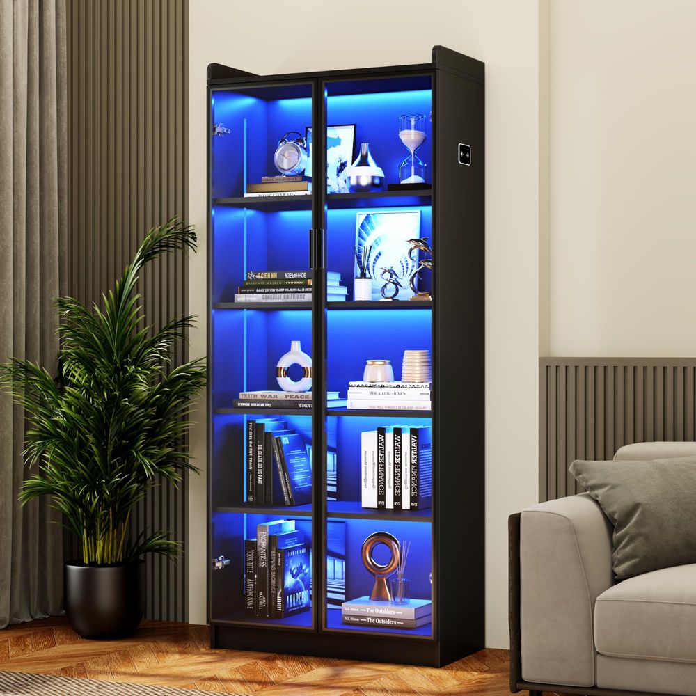 ตู้โชว์พร้อมชั้นวางปรับระดับได - Lighting บทวิจารณ์และราคา