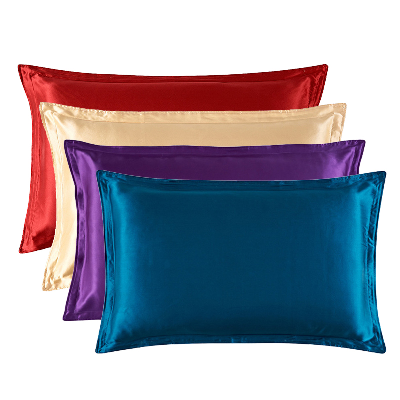 48x74 ซม.ปลอกหมอน Patchwork So - Satin Silk Pillowcase Hair Skin บทวิจารณ์และราคา