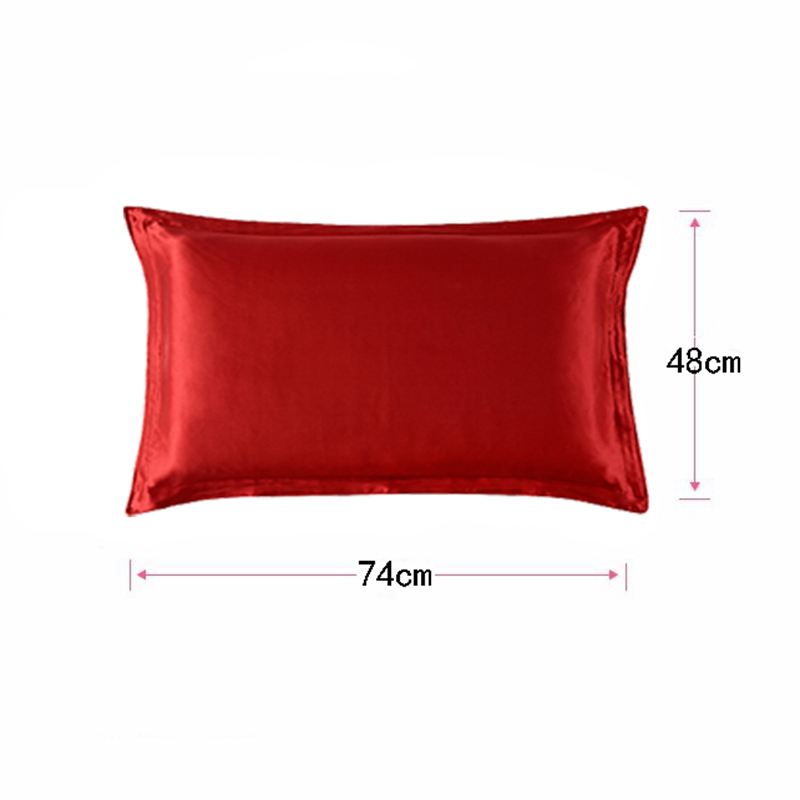 48x74 ซม.ปลอกหมอน Patchwork So - Satin Silk Pillowcase Hair Skin บทวิจารณ์และราคา