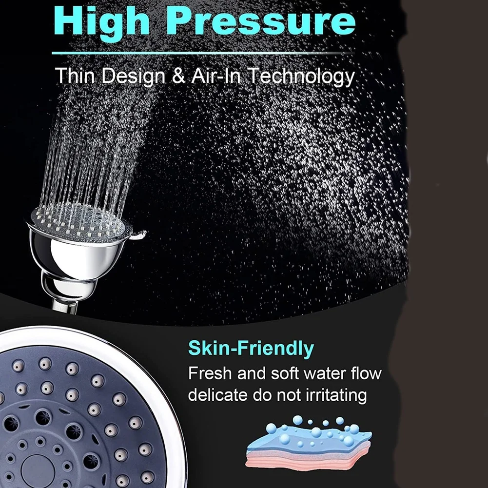 หัวฝักบัวแรงดันสูงแบบมือถือ ปร - High Pressure Shower Head Handheld บทวิจารณ์และราคา