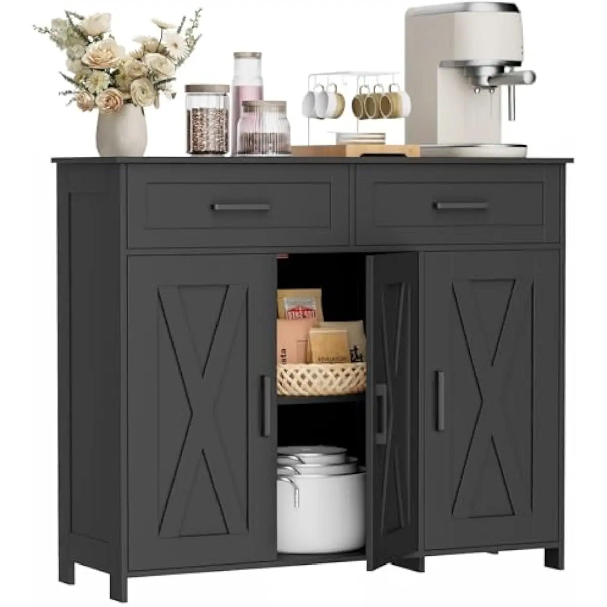 ตู้เก็บของสำหรับบาร์กาแฟพร้อมล - Storage & Organization บทวิจารณ์และราคา
