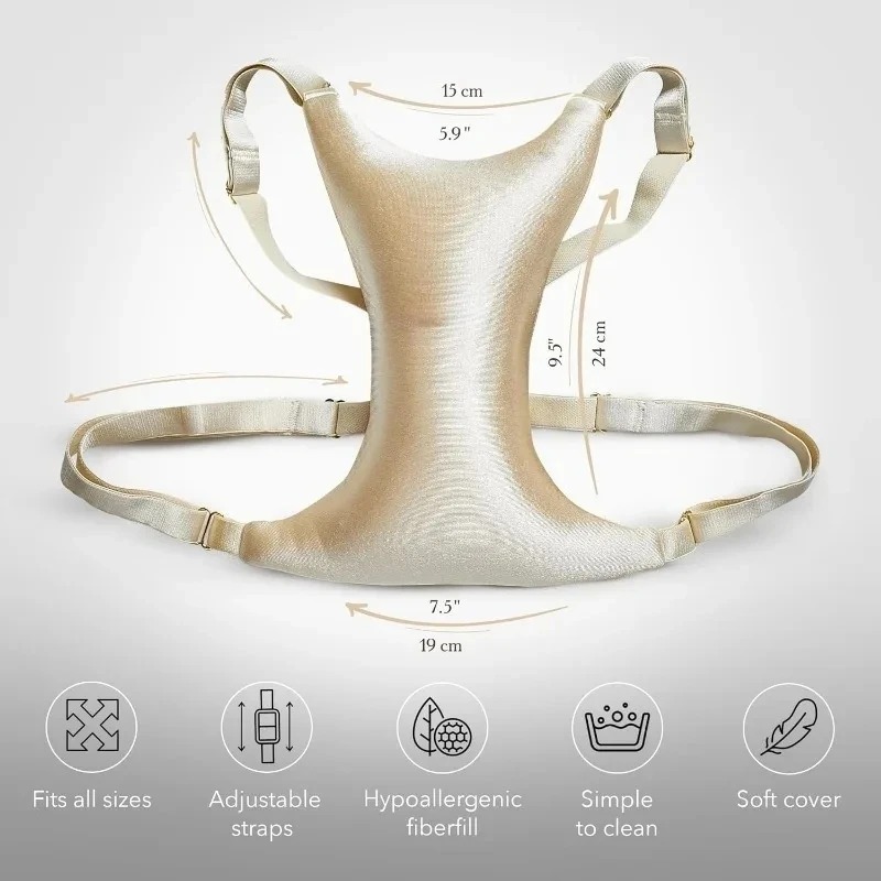 หมอนรองหน้าอกป้องกันริ้วรอย สำ - Anti Snore Contour Pillow บทวิจารณ์และราคา
