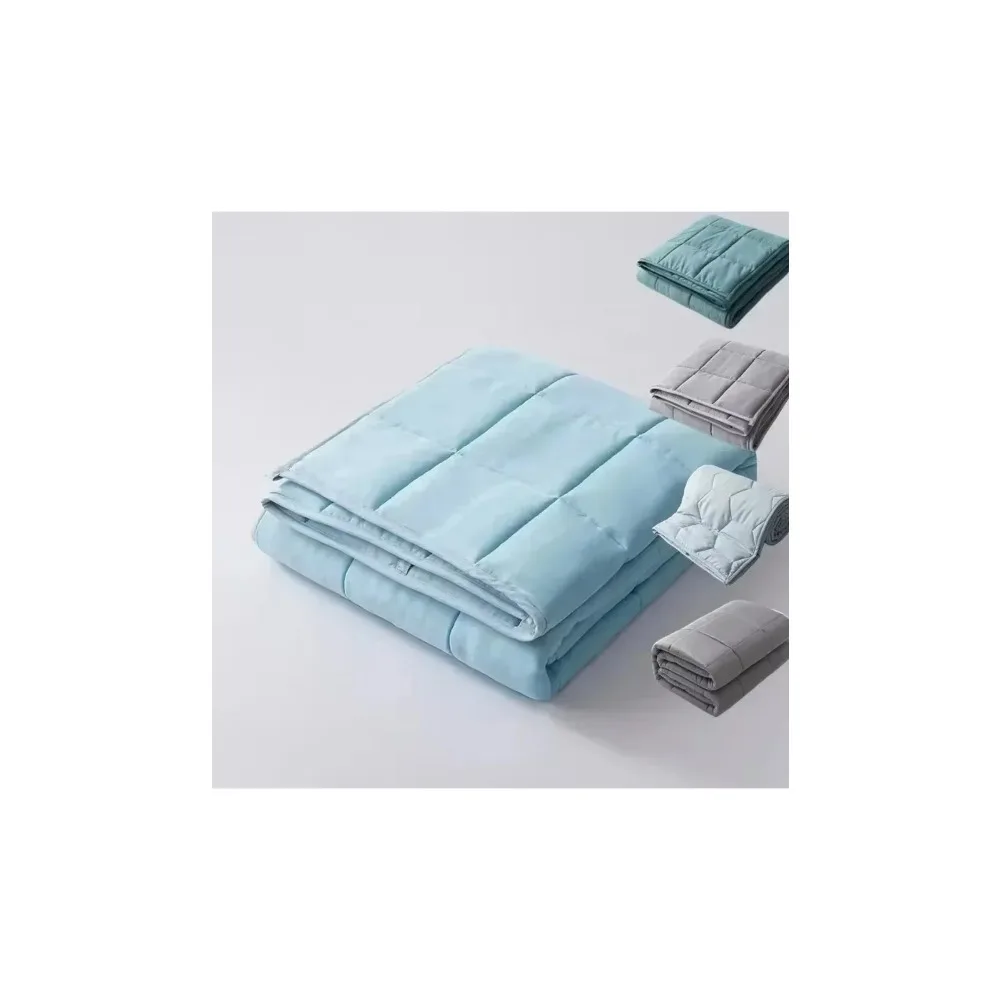 ผ้าห่มถ่วงน้ำหนักแบบเย็นสบายสำ - Weighted Blanket Adults Anxiety บทวิจารณ์และราคา