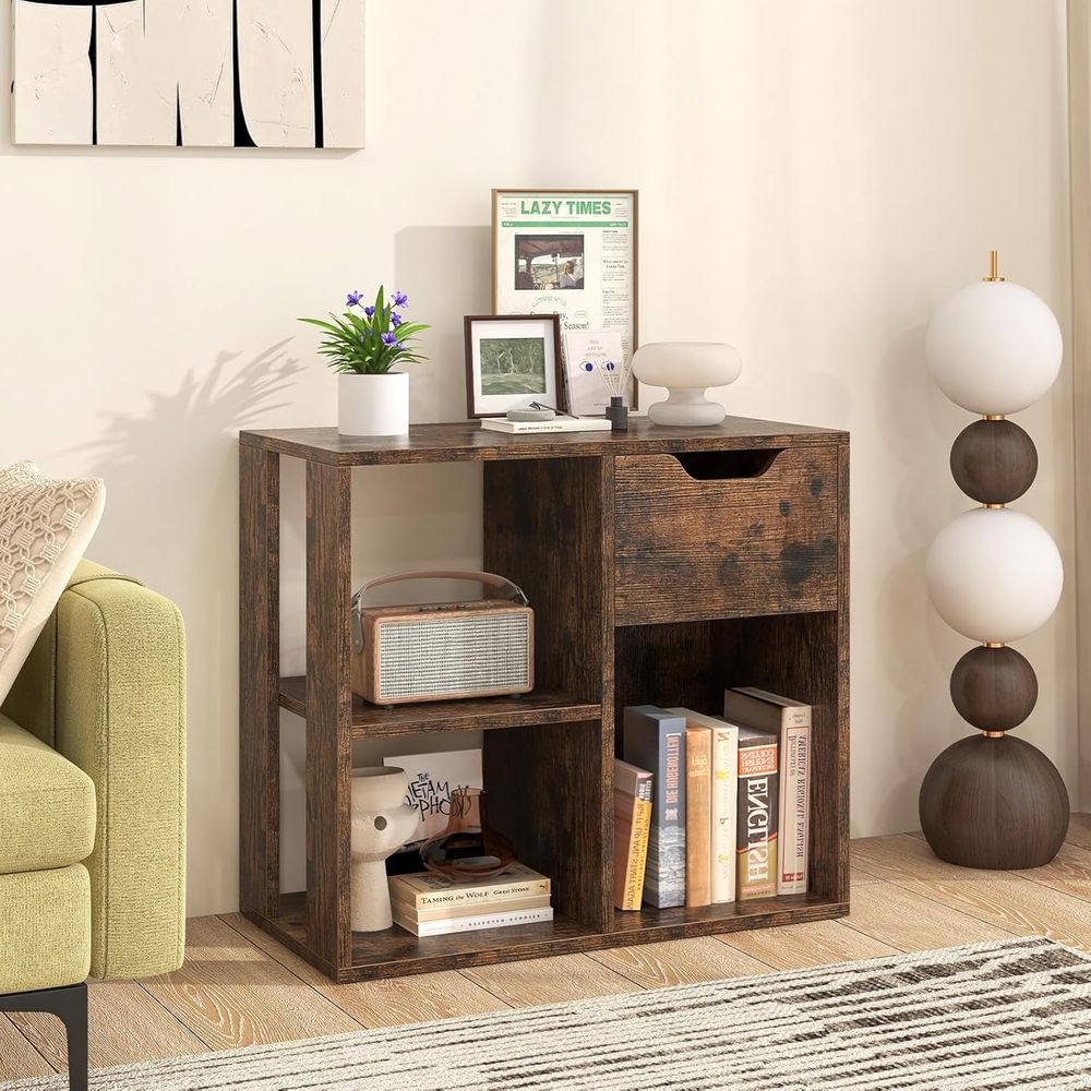 ชั้นวางหนังสือไม้แบบ 3 ชั้นสำห - Storage & Organization บทวิจารณ์และราคา