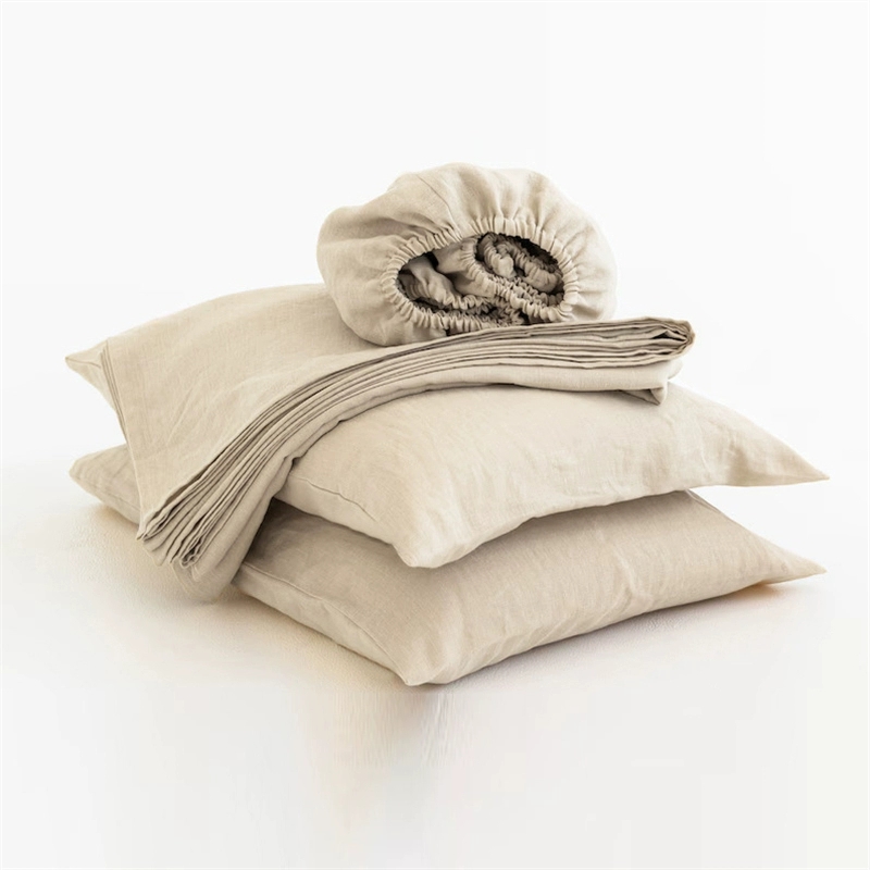 ผ้าปูที่นอนลินิน 100% เนื้อนุ่ - Fitted Bed Sheets Deep Pocket บทวิจารณ์และราคา