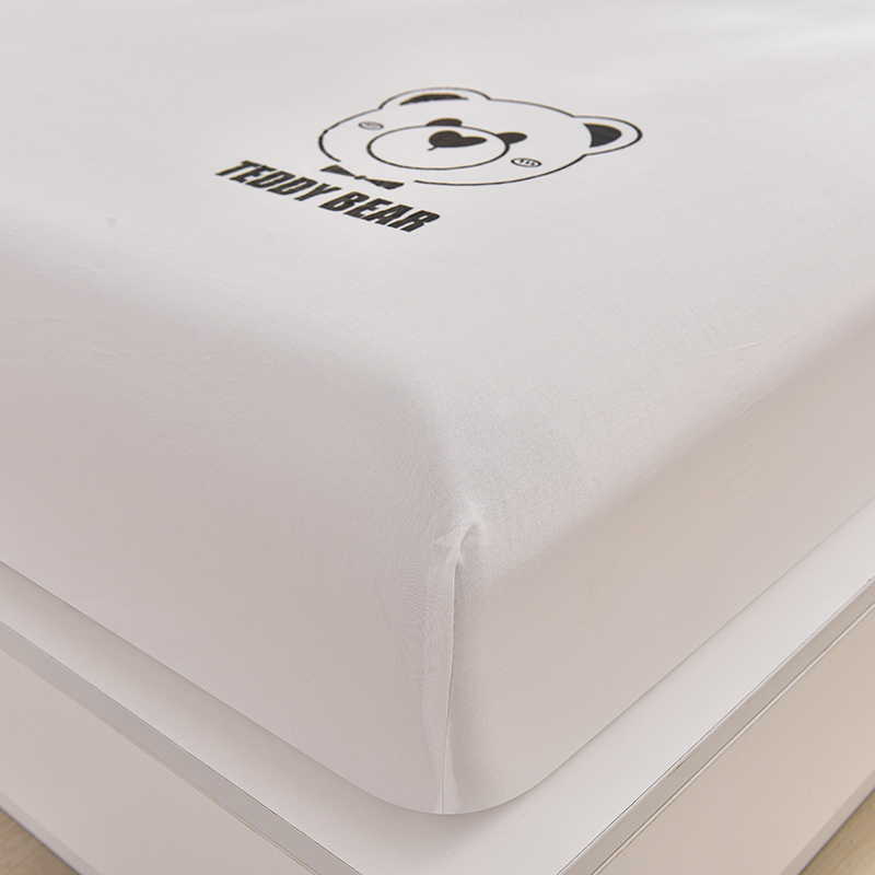 ผ้าปูที่นอนรัดมุม 100% ผ้าฝ้าย - Fitted Bed Sheets Deep Pocket บทวิจารณ์และราคา