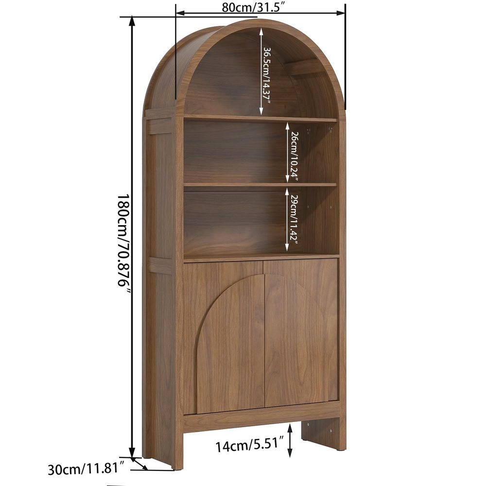 ตู้โชว์ทรงโค้งพร้อมบานประตู, ต - Storage & Organization บทวิจารณ์และราคา