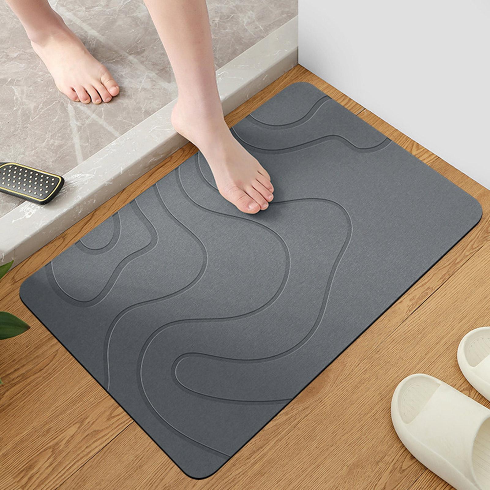 แผ่นรองอาบน้ำหินแห้งเร็ว, แผ่น - Quick Dry Diatomite Bath Mat บทวิจารณ์และราคา