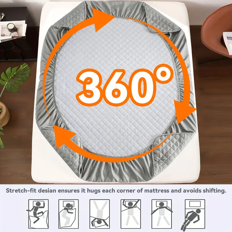 ผ้าปูที่นอนกันน้ำ นุ่มสบาย ระบ - Waterproof Mattress Protector Breathable บทวิจารณ์และราคา