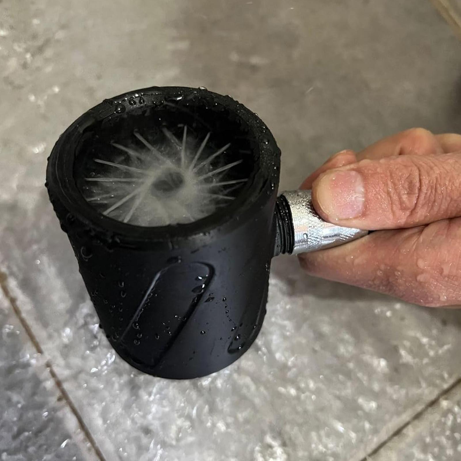 หัวฝักบัวทำความสะอาดรูหยาบ ติด - High Pressure Shower Head Handheld บทวิจารณ์และราคา