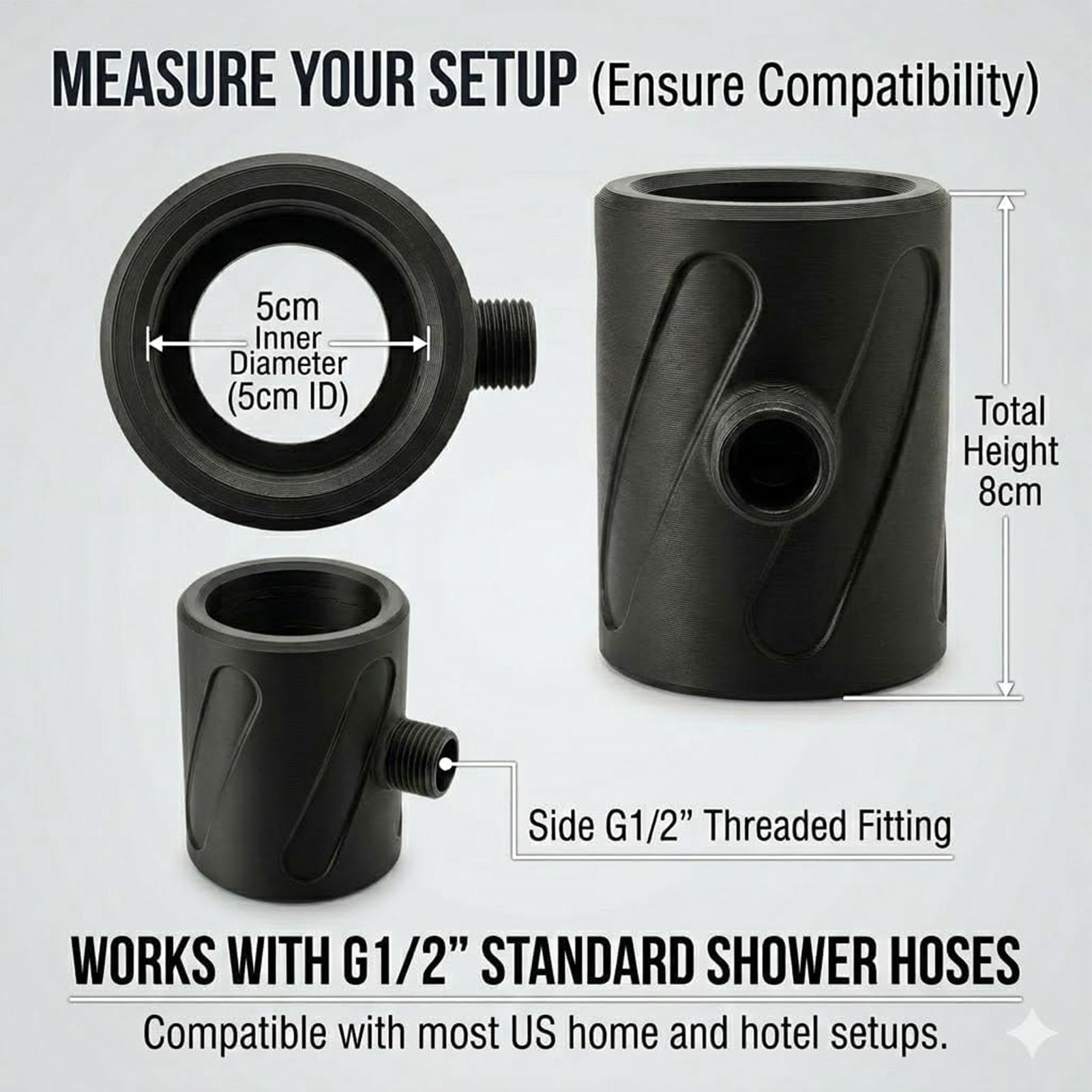 หัวฝักบัวทำความสะอาดรูหยาบ ติด - High Pressure Shower Head Handheld บทวิจารณ์และราคา
