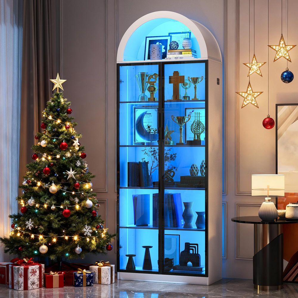 ตู้โชว์พร้อมบานประตูและชั้นวาง - Storage & Organization บทวิจารณ์และราคา