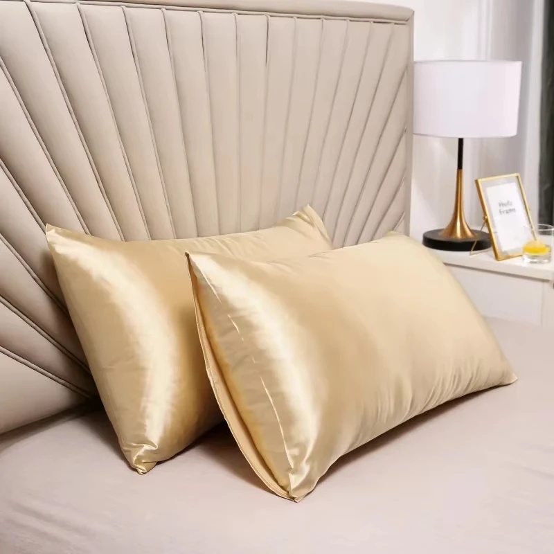 ปลอกหมอนผ้าไหมแท้ 100% ปลอกหมอ - Satin Silk Pillowcase Hair Skin บทวิจารณ์และราคา
