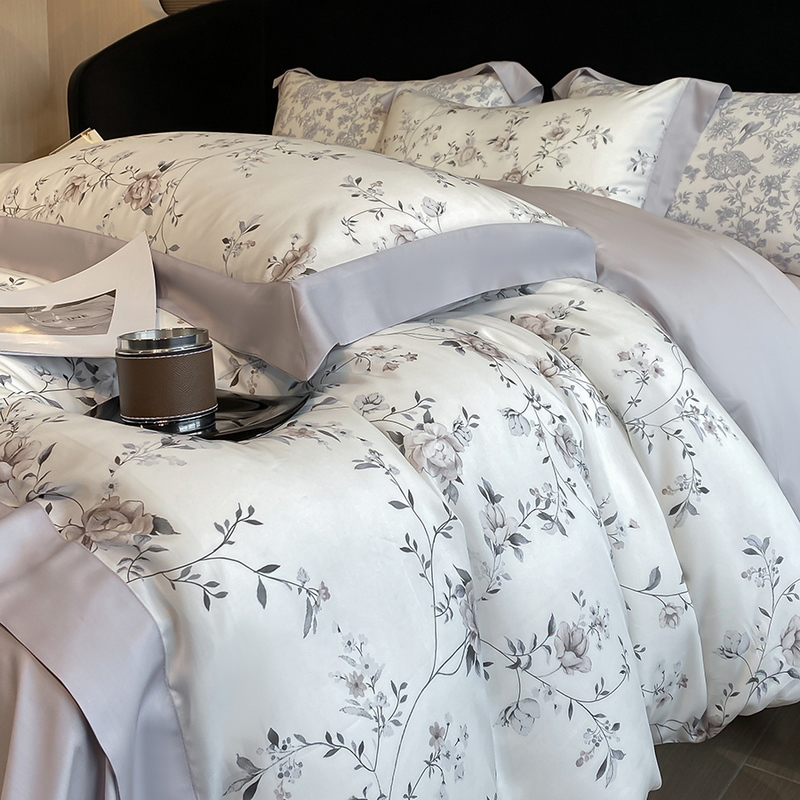 หรูหราการพิมพ์ดิจิตอลดอกไม้และ - Aesthetic Floral Duvet Cover บทวิจารณ์และราคา