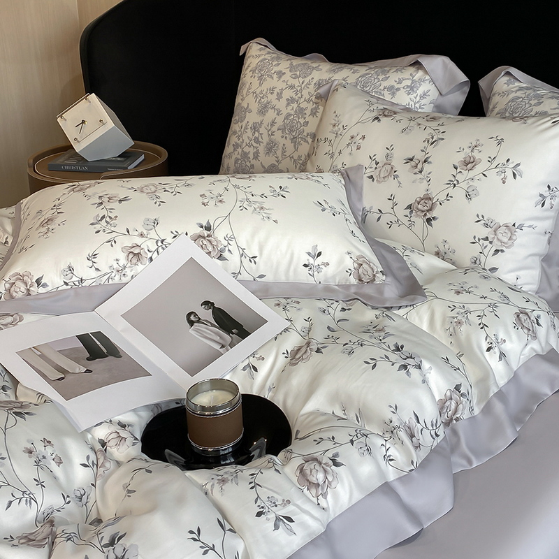 หรูหราการพิมพ์ดิจิตอลดอกไม้และ - Aesthetic Floral Duvet Cover บทวิจารณ์และราคา