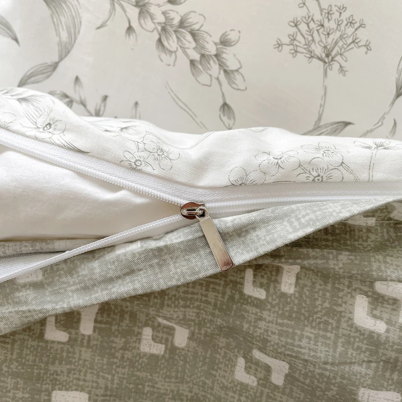 3 ชิ้นผ้าฝ้าย 100% ชุดผ้านวม ( - Aesthetic Floral Duvet Cover บทวิจารณ์และราคา