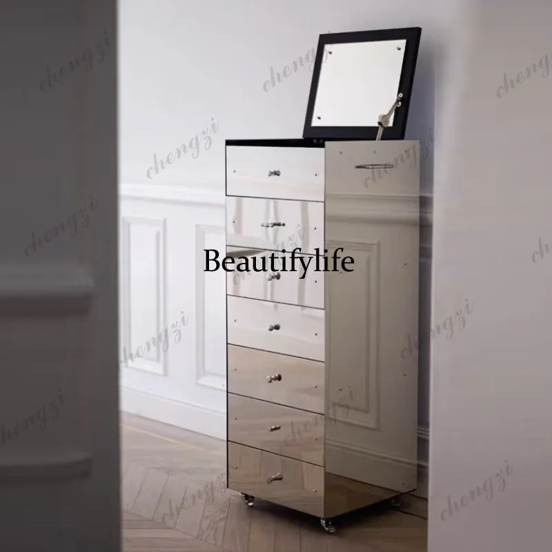 ตู้ลิ้นชักกระจกสแตนเลสสุดหรูสไ - Lighting บทวิจารณ์และราคา