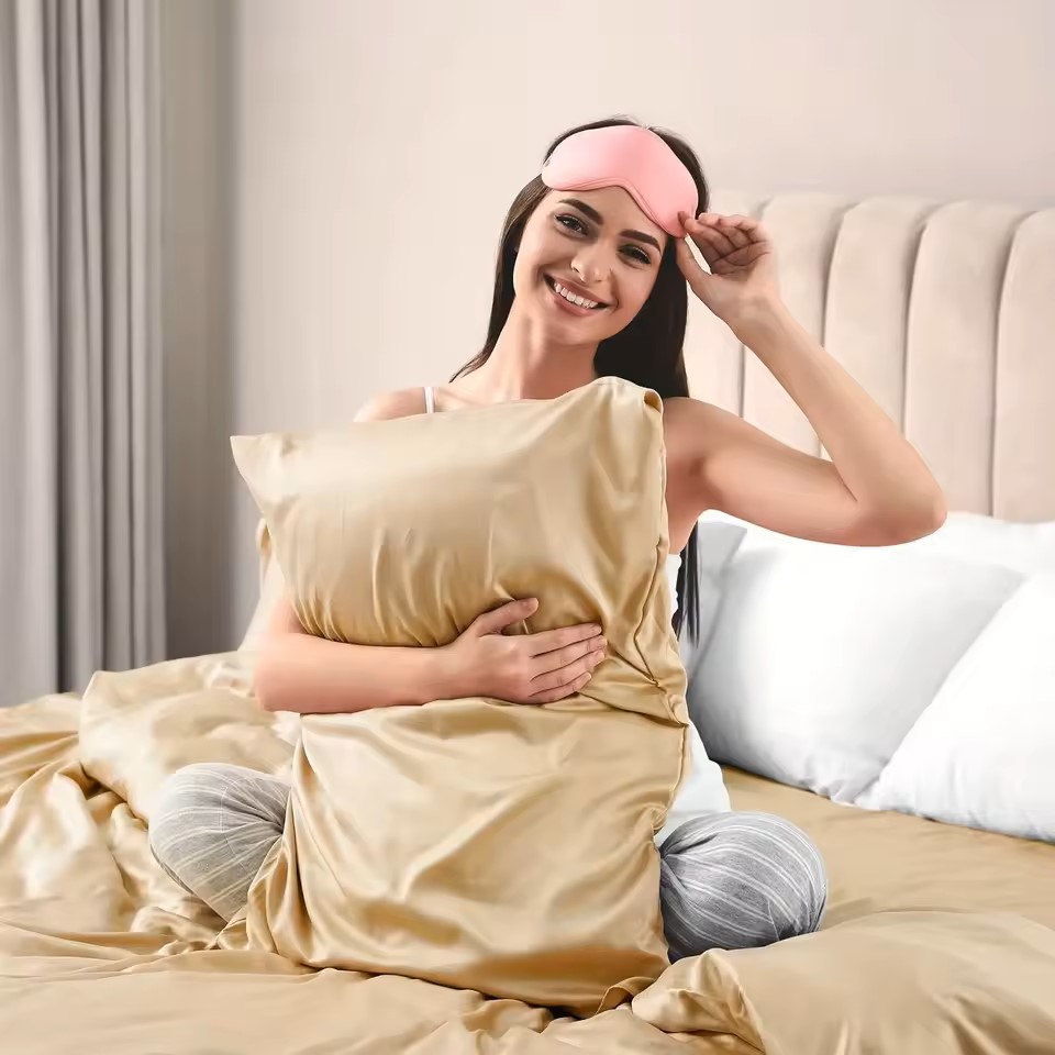 ปลอกหมอนผ้าซาติน 1 ชิ้น สำหรับ - Satin Silk Pillowcase Hair Skin บทวิจารณ์และราคา