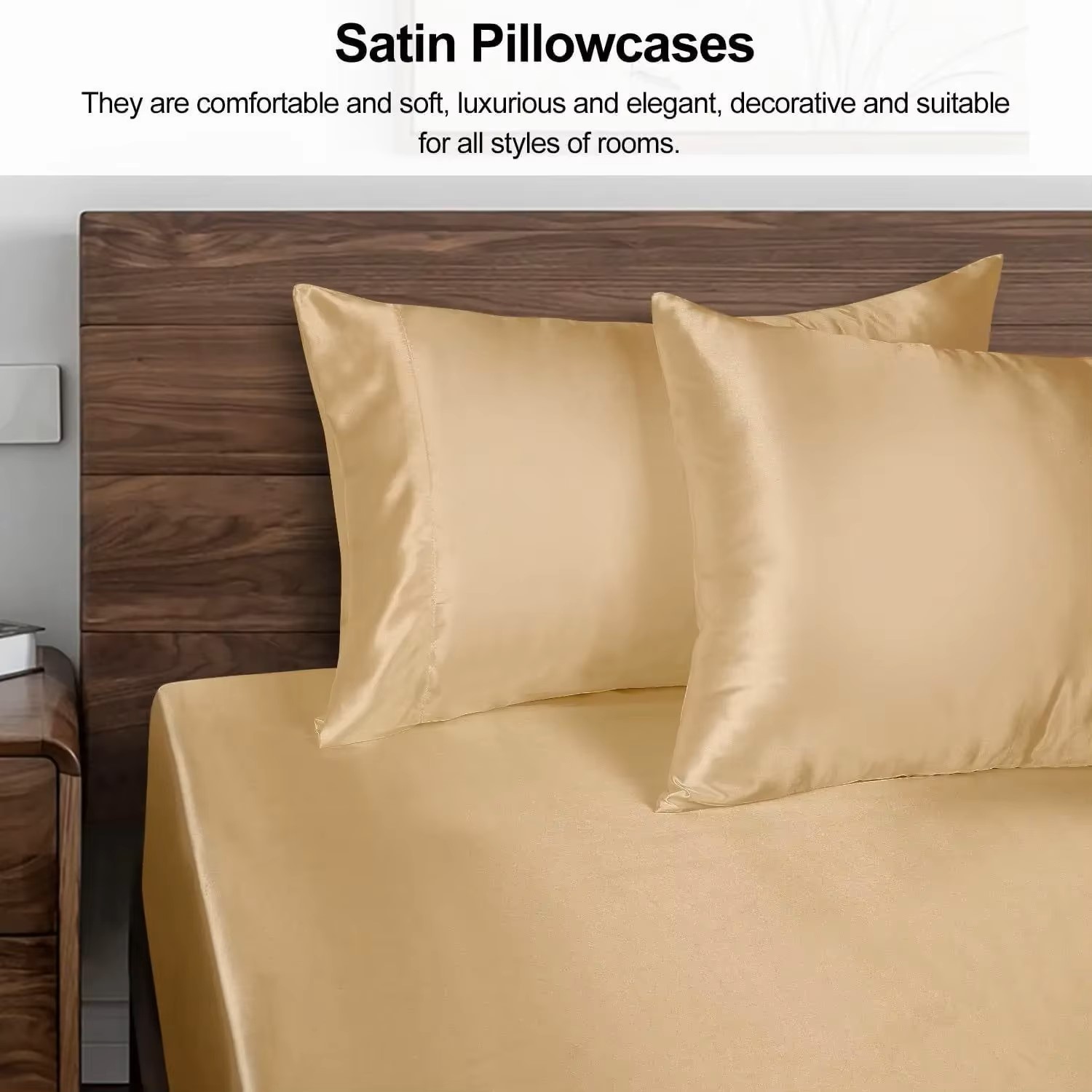 ปลอกหมอนผ้าซาติน 1 ชิ้น สำหรับ - Satin Silk Pillowcase Hair Skin บทวิจารณ์และราคา