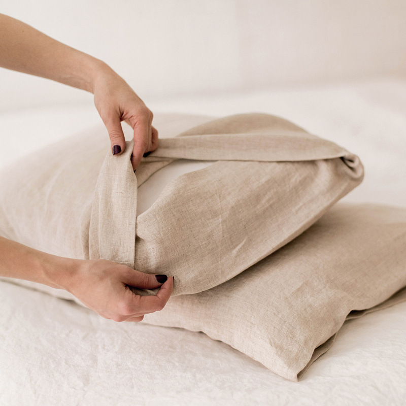 ชุดเครื่องนอนผ้าลินินออร์แกนิค - Duvet Cover Sets With Zipper บทวิจารณ์และราคา