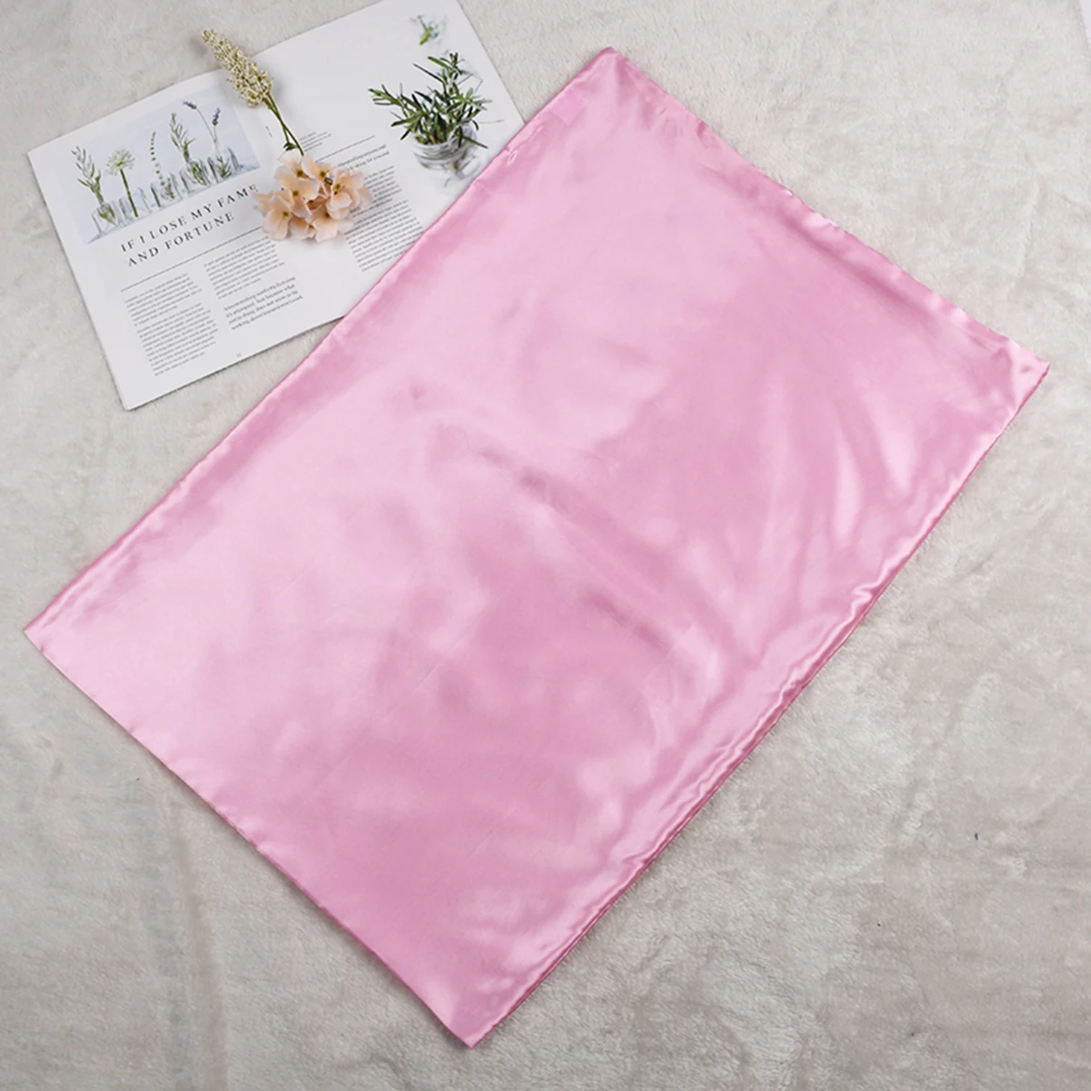 ใหม่ผ้าไหมซาตินหมอนสําหรับผมแล - Satin Silk Pillowcase Hair Skin บทวิจารณ์และราคา