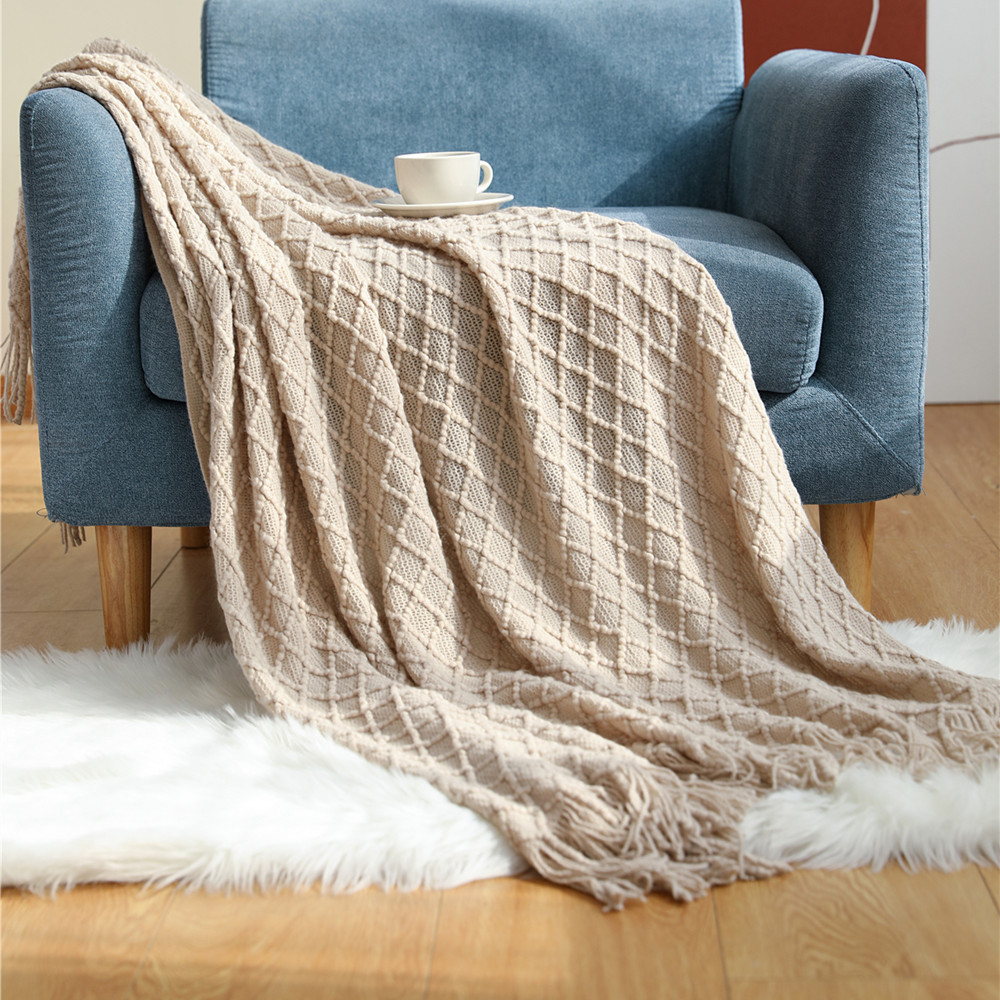 สิ่งทอเมืองFauxแคชเมียร์โซฟาผ้ - Boho Throw Blanket Fringe บทวิจารณ์และราคา