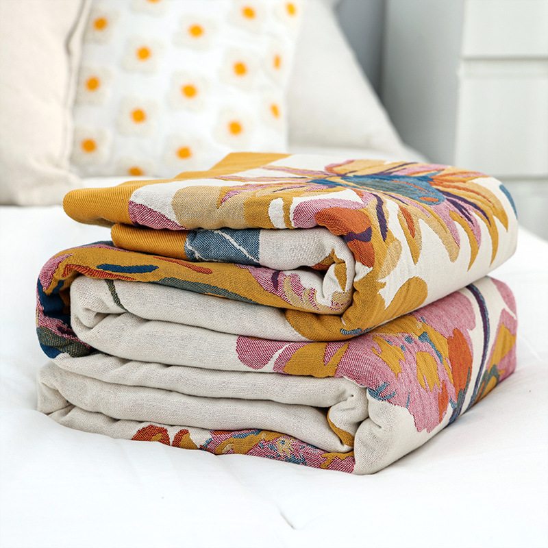 ผ้าห่มผ้าฝ้ายผืนใหญ่ผ้ามัสลินแ - Muslin Cotton Bedspread บทวิจารณ์และราคา