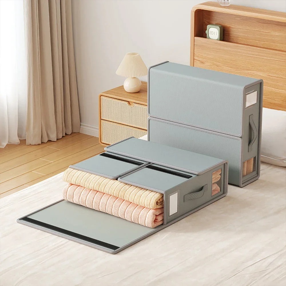 กล่องเก็บของผ้าแบบพับได้ ผ้าอ๊ - Bedding บทวิจารณ์และราคา