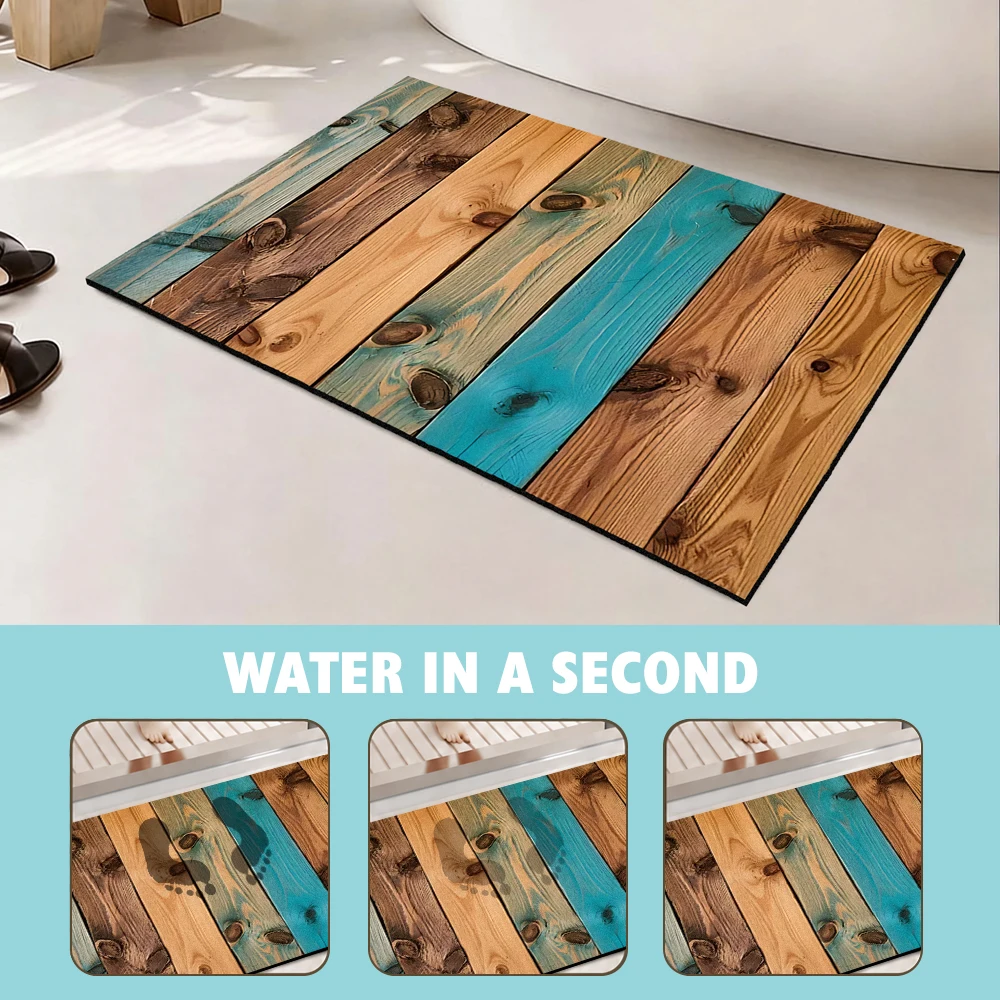 แผ่นรองพื้นห้องน้ำไม้รีเคลมวิน - Quick Dry Diatomite Bath Mat บทวิจารณ์และราคา
