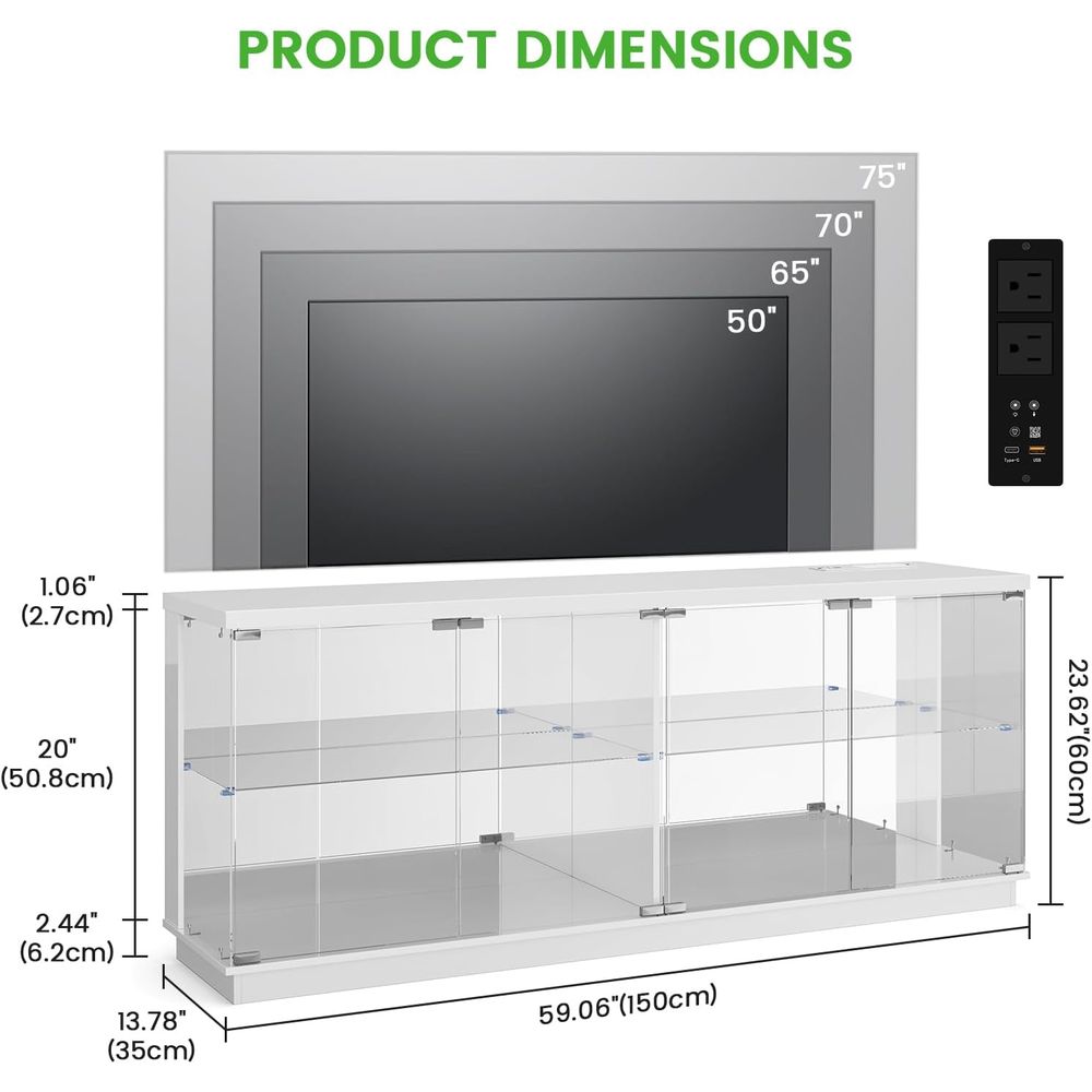 ขาตั้งทีวีกระจกขนาด 71 นิ้ว พร - Lighting บทวิจารณ์และราคา
